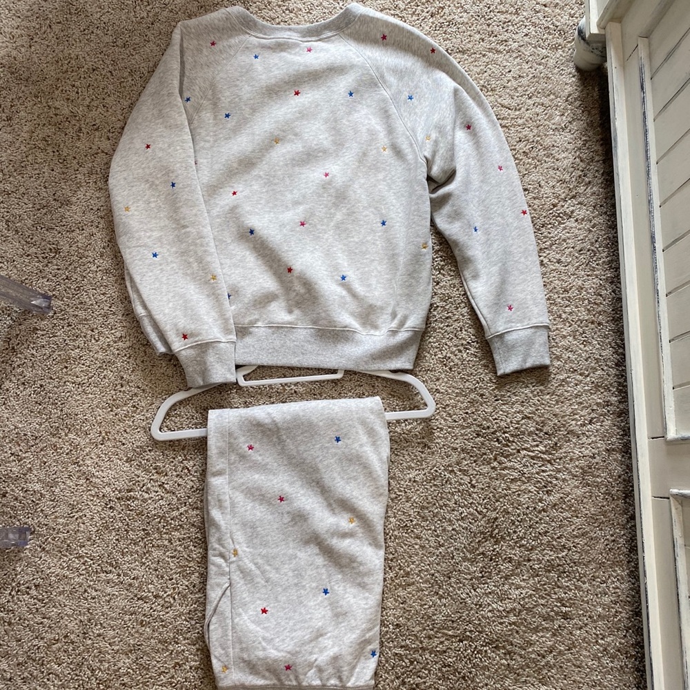 Old Navy stars matching crewneck and joggers set